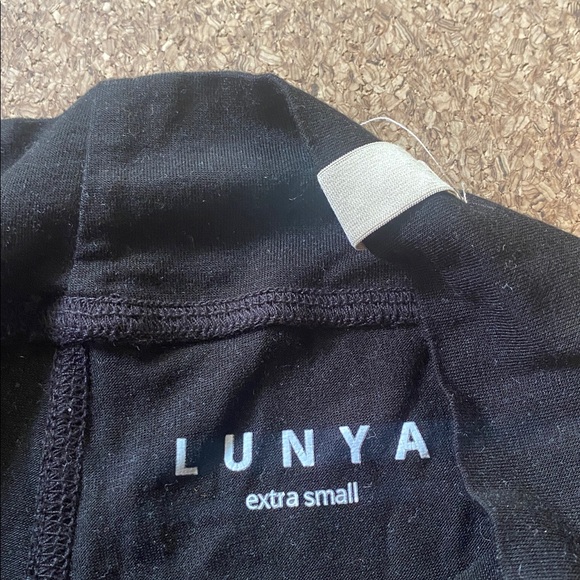 Lunya Black Leggings Cotton Xs - Picture 3 of 4